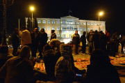 Greece:  6th day of Syrian refugees hunger strike at Syntagma Square