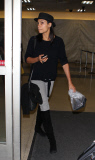 Rosario Dawson at LAX NO MAKE UP