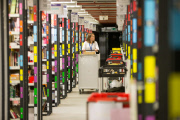Busy Black Friday week for Amazon, Peterborough, Britain - 25 Nov 2014