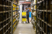 Busy Black Friday week for Amazon, Peterborough, Britain - 25 Nov 2014