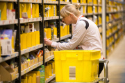 Busy Black Friday week for Amazon, Peterborough, Britain - 25 Nov 2014