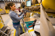 Busy Black Friday week for Amazon, Peterborough, Britain - 25 Nov 2014