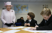 Queen Elizabeth II Visits to Holyport College Near Maidenhead, Berkshire, Britain - 28 Nov 2014