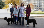 The Obama's receive the annual White House Christmas tree, Washington DC, America - 28 Nov 2014