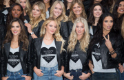 Photocall with 47 Victoria's Secret supermodels on New Bond St.
