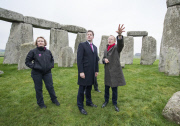 Nick Clegg at Stonehenge as government announces ÂGBP 15bn roads improvements, Wiltshire, Britain - 01 Dec 2014