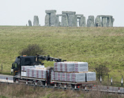 Tunnel past Stonehenge announced as government plans GBP 15bn roads upheaval, Wiltshire, Britain - 01 Dec 2014