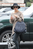 *EXCLUSIVE* Kaley Cuoco goes Christmas shopping at XIV Karats