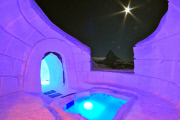 Check in, chill out! Stunning igloo hotel opens with private pools, mountain saunas and candle-lit suites ... but no running water
