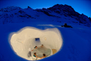 Check in, chill out! Stunning igloo hotel opens with private pools, mountain saunas and candle-lit suites ... but no running water
