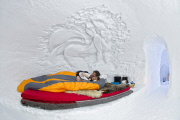 Check in, chill out! Stunning igloo hotel opens with private pools, mountain saunas and candle-lit suites ... but no running water
