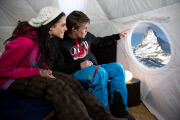 Check in, chill out! Stunning igloo hotel opens with private pools, mountain saunas and candle-lit suites ... but no running water

