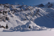 Check in, chill out! Stunning igloo hotel opens with private pools, mountain saunas and candle-lit suites ... but no running water
