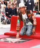 Pharrell Williams Honored On The Hollywood Walk Of Fame 