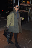 Rihanna heads to an office building