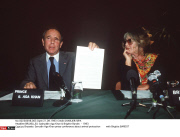 BRUXELLES: Sadruddin Aga Khan & Brigitte Bardot  - 1993