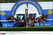 PARIS : The Prix de l'Arc de Triomphe at Longchamps horse track
