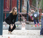 Emily Blunt enjoying Motherhood with daughter Hazel