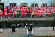 Santacon walk, London, Britain - 06 Dec 2014