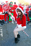 Santacon walk, London, Britain - 06 Dec 2014
