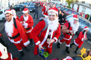 Santacon walk, London, Britain - 06 Dec 2014