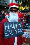 Santacon walk, London, Britain - 06 Dec 2014