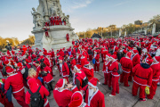 Santacon walk, London, Britain - 06 Dec 2014