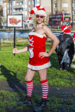 Santacon walk, London, Britain - 06 Dec 2014