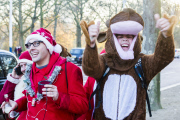 Santacon walk, London, Britain - 06 Dec 2014
