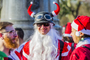 Santacon walk, London, Britain - 06 Dec 2014