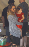 Jessica Alba spreads holiday cheer with her family in Beverly Hills