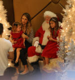 Jessica Alba and Cash Warren take the kids out for some holiday fun