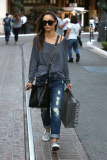 Cara Santana goes solo shopping at the Grove