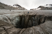 Sinkholes on Glaciers