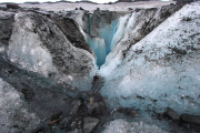 Sinkholes on Glaciers