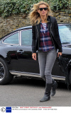 Kate Moss out and about in the Cotswolds, Britain - 12 Apr 2014