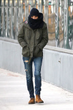 Jennifer Connelly bundled up in NYC