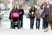 EXC - TAMARA ECCLESTONE AND FAMILY IN SWITZERLAND