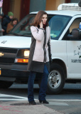Julianna Margulies On The Set Of 'The Good Wife'