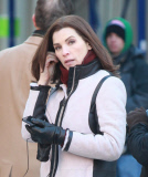 Julianna Margulies On The Set Of 'The Good Wife'