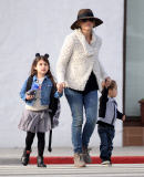 Sarah Michelle Gellar Out With Her Children In Santa Monica 