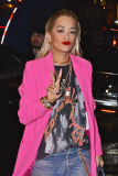 Rita Ora brings peace to Manhattan