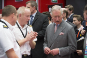 Prince Charles visits the Big Bang workshop, Essex England, 16.12.14