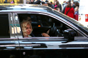 *EXCLUSIVE* Lady Gaga cruises through the city in the passenger seat of her Rolls-Royce