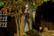 *EXCLUSIVE* Jennifer Lawrence spends her evening at director Gabe Polsky's home