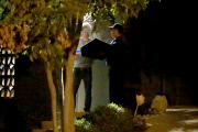 *EXCLUSIVE* Jennifer Lawrence spends her evening at director Gabe Polsky's home