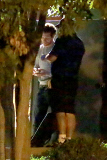 *EXCLUSIVE* Jennifer Lawrence spends her evening at director Gabe Polsky's home