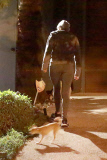 *EXCLUSIVE* Jennifer Lawrence spends her evening at director Gabe Polsky's home