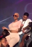 AMBER ROSE TWERKS ON CHRIS BROWN AT THE SUPPER CLUB