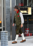 Prince Von Anhalt In His Holiday Lederhosen Christmas Shopping